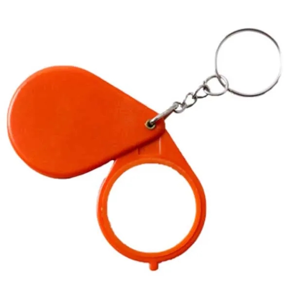 Folding Portable Pocket Reading Keychain10X Magnifier 6