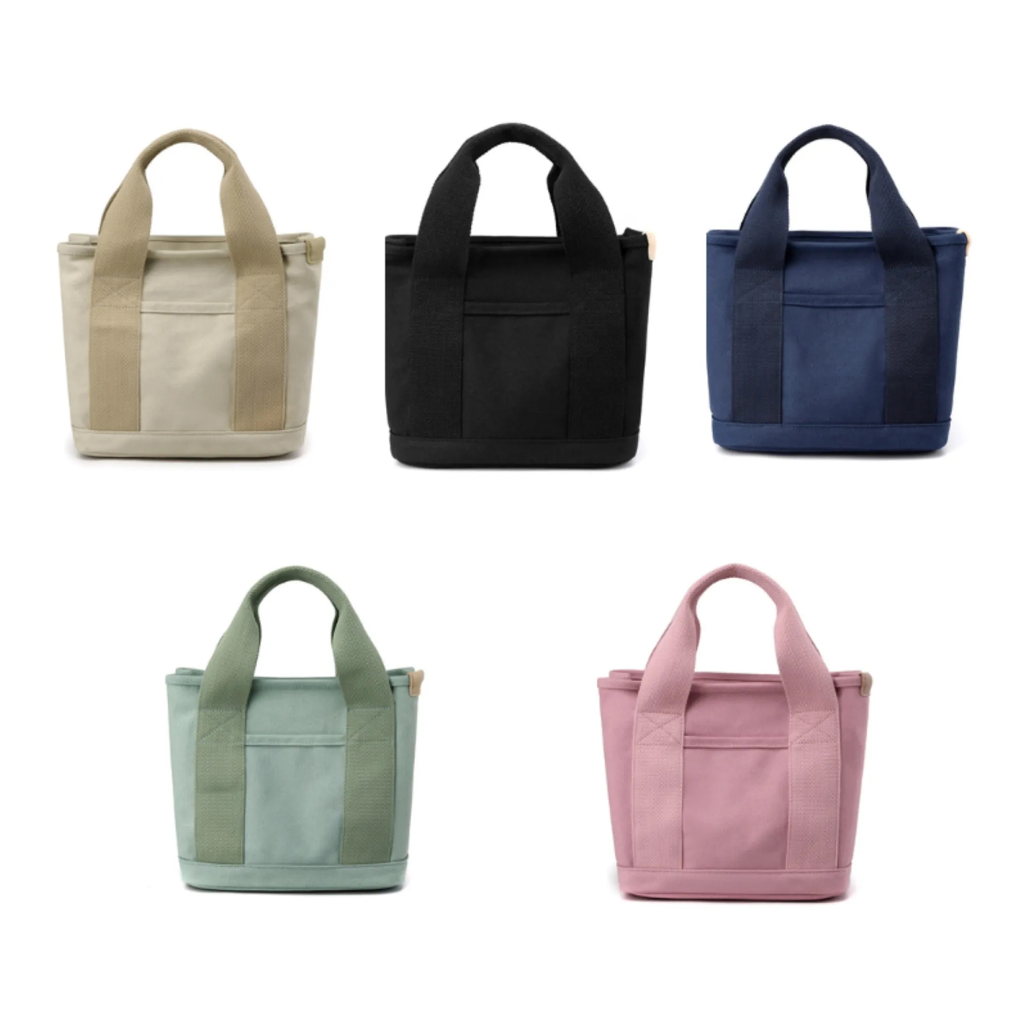 Multi Pocket Canvas Tote Bag, custom tote bag with logo imprint 4