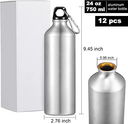 13 OZ Aluminum Sport Water tumbler/ Carabine And Twist Cap 5