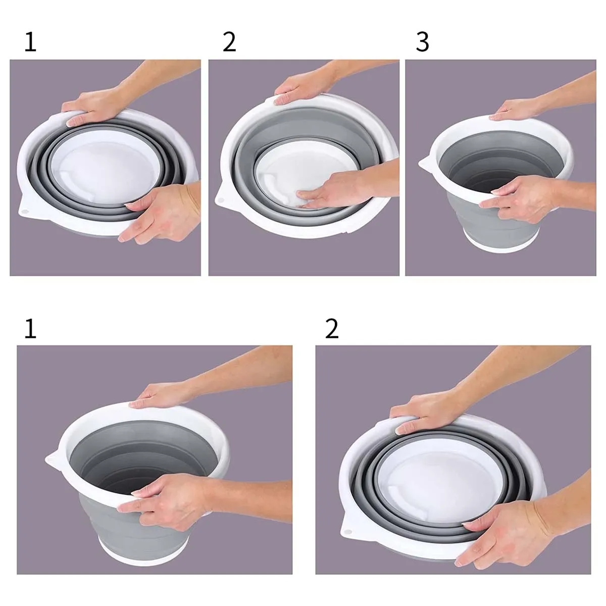 Rubber Collapsible Fishing Bucket 3