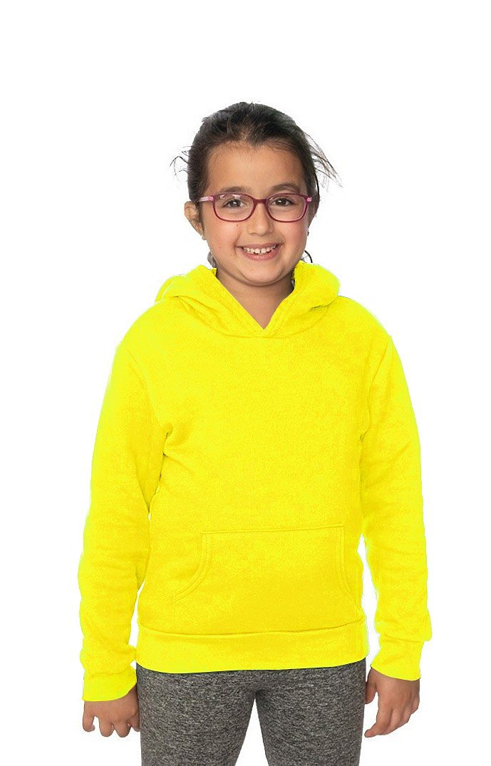 Youth Fashion Fleece Neon Pullover Hoodie 3