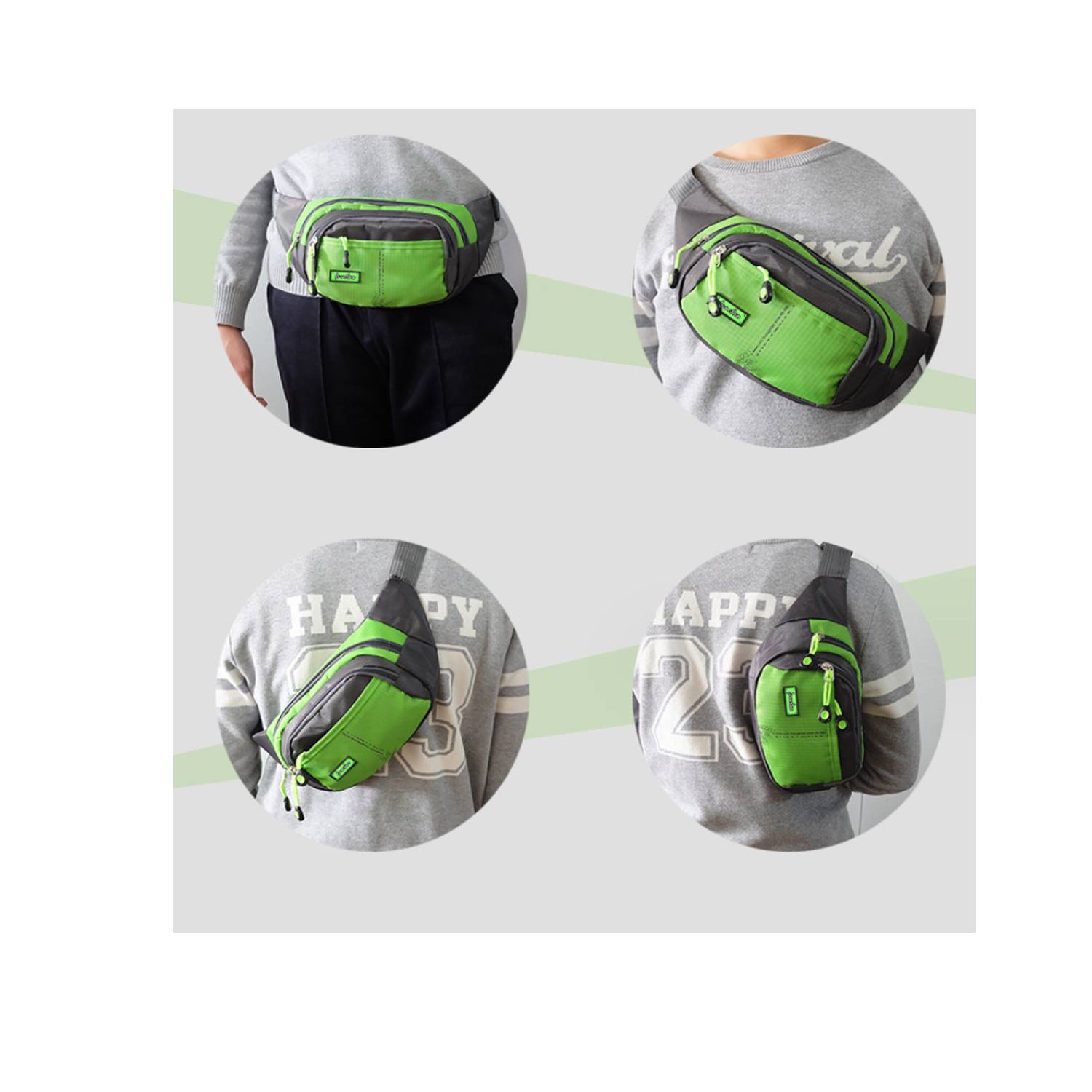 Multi Functional Oxford Cloth Running Belt Bag 5