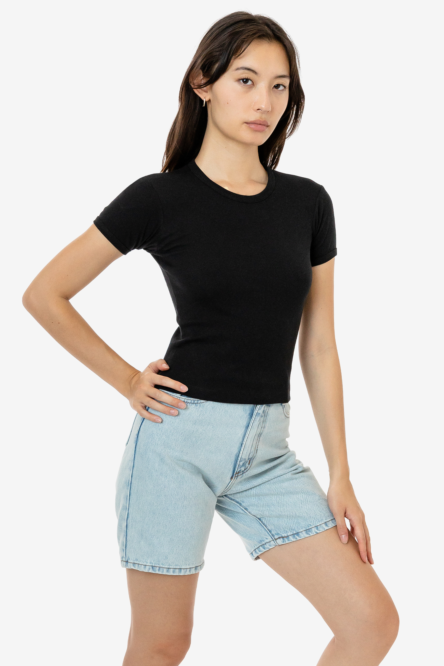 BABY RIB CLASSIC CREW NECK TEE 19
