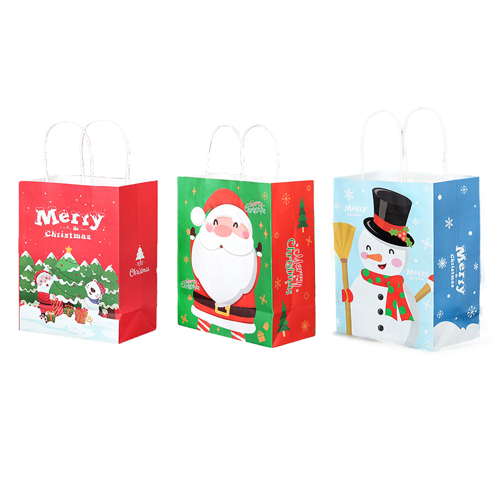 Christmas Kraft Paper Shopping Bag 1