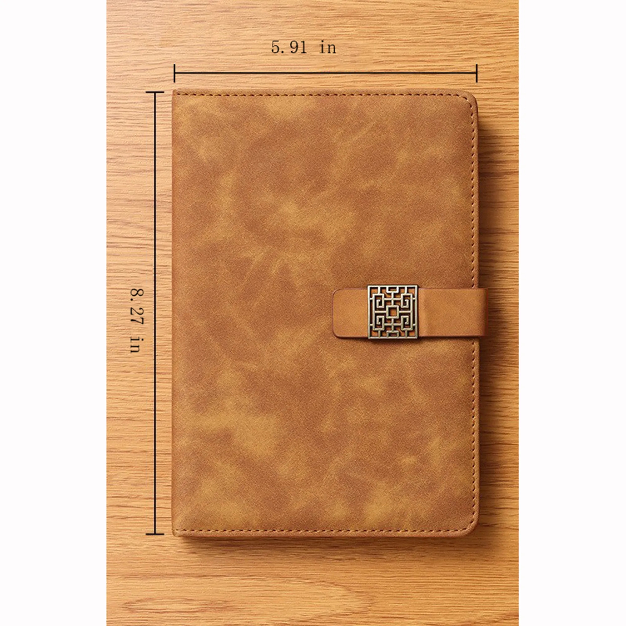 A5 Vintage Clasp Notebook for Business & Study 3