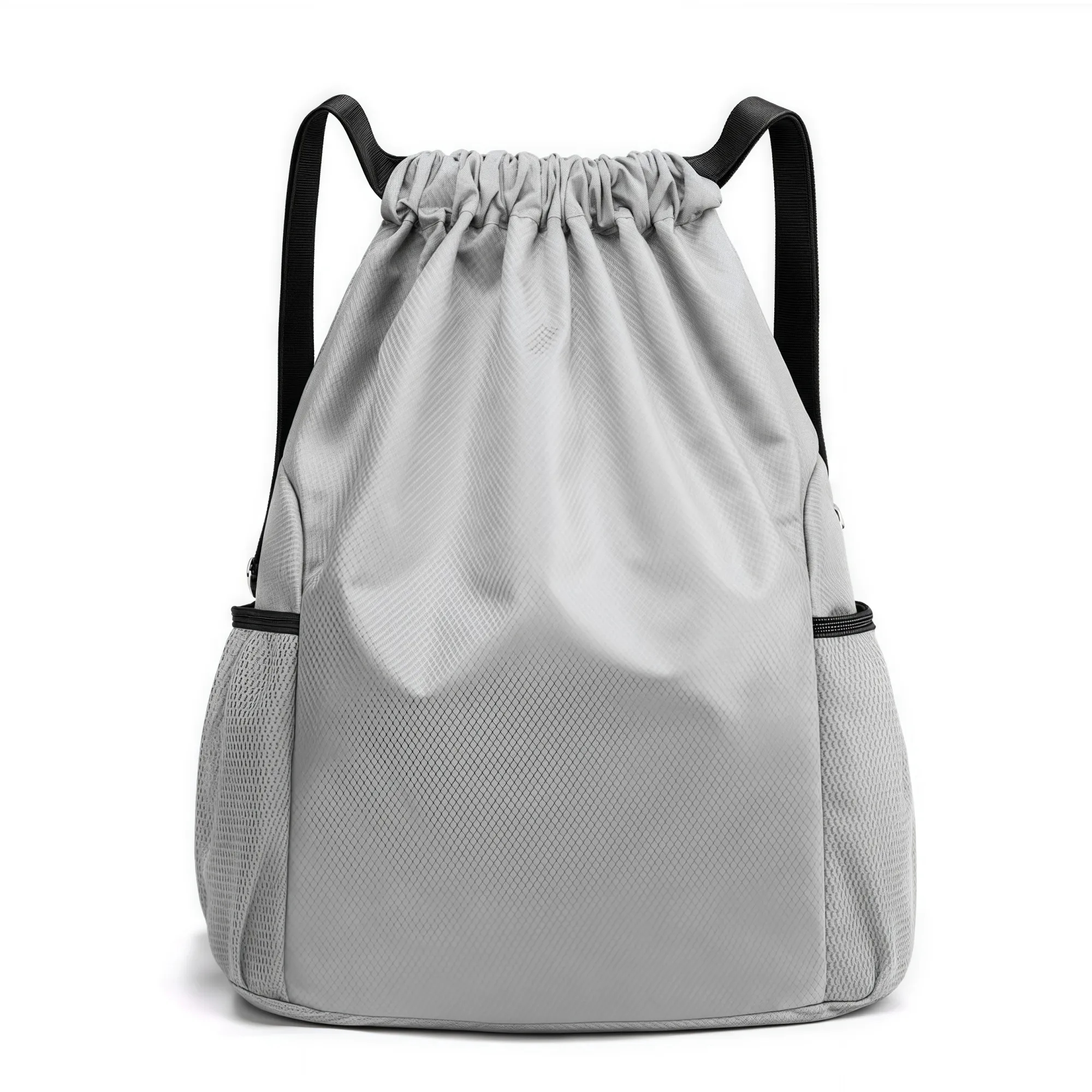 Lightweight Drawstring Backpack with Pockets 14