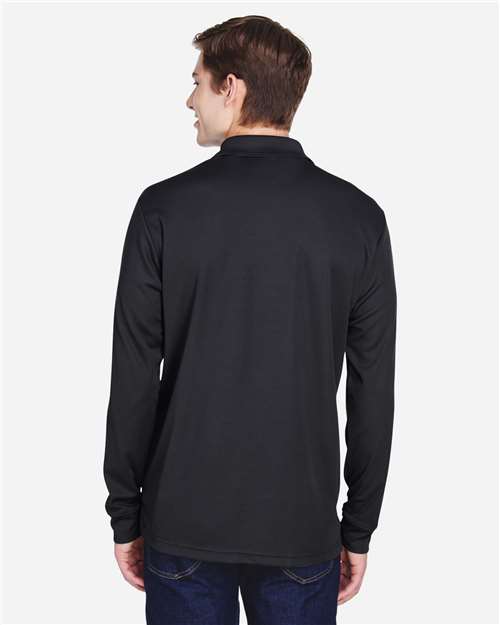 Men's Pinnacle Performance Long Sleeve Piqué Polo with Pocket - 88192P 2