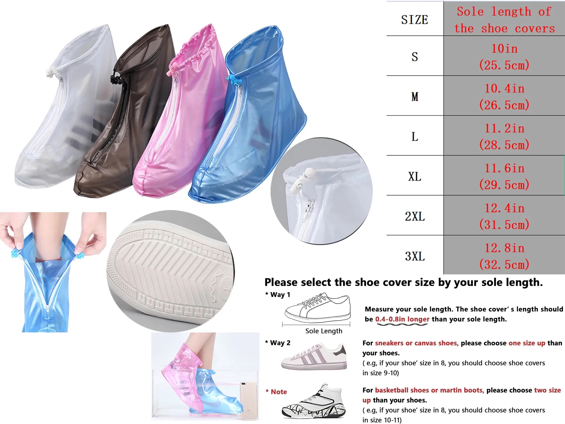 Rain Shoe Covers 2