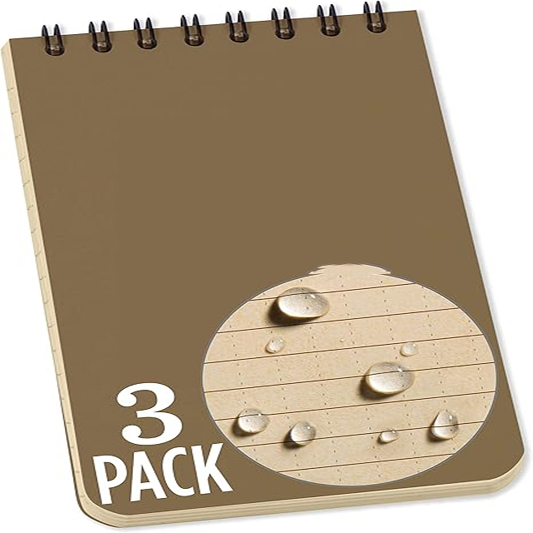 Weatherproof Top Spiral Notebook 4