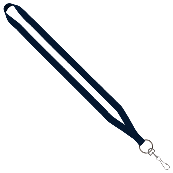 1/2" Polyester Lanyard with Sewn Metal Swivel Snap Hook 8