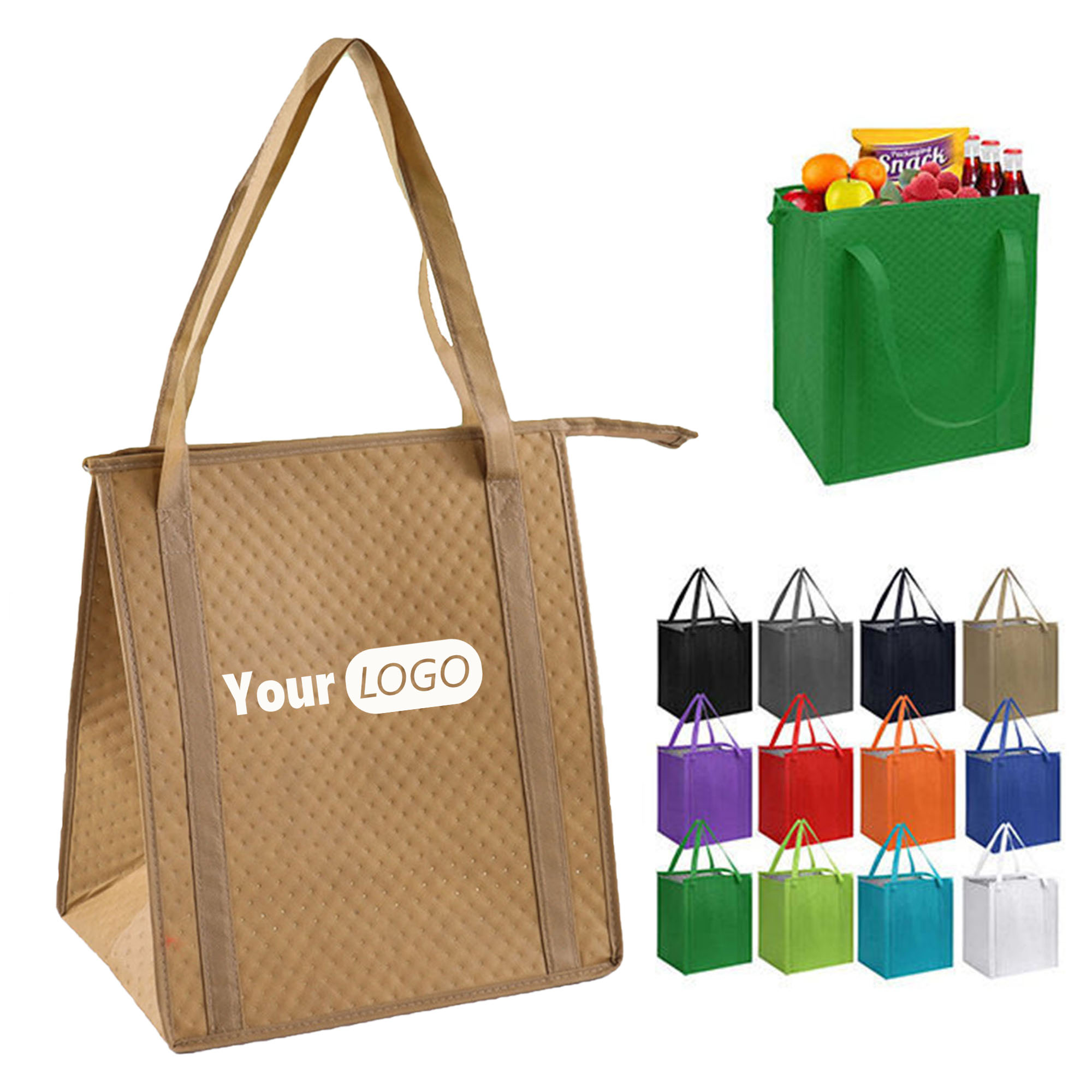 Large Capacity Non-woven Aluminum Foil Insulation Bag 5