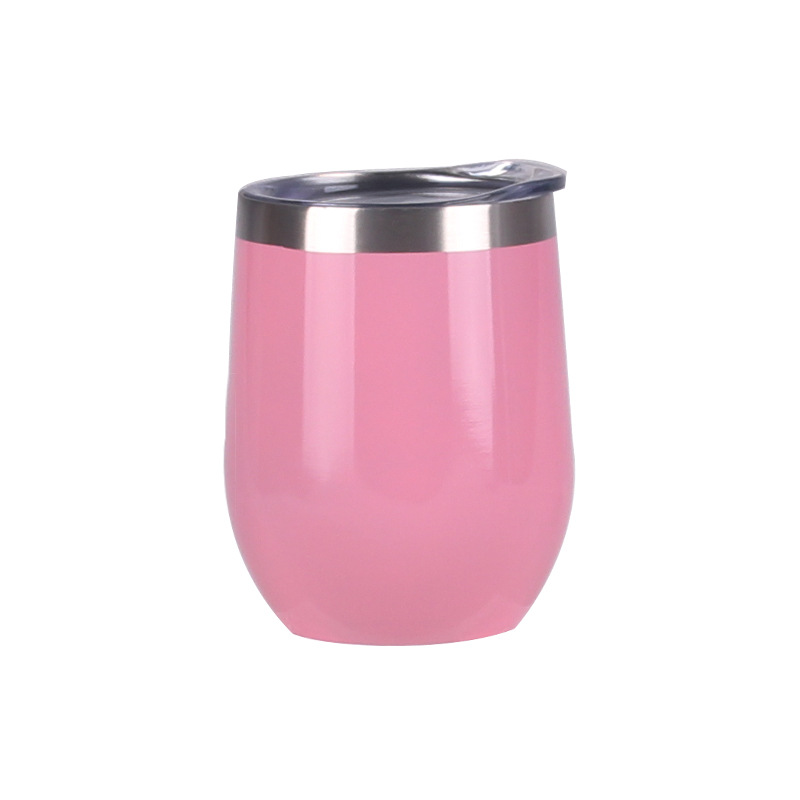 Insulated Wine Tumbler with Lid Durable Coffee Mug 5
