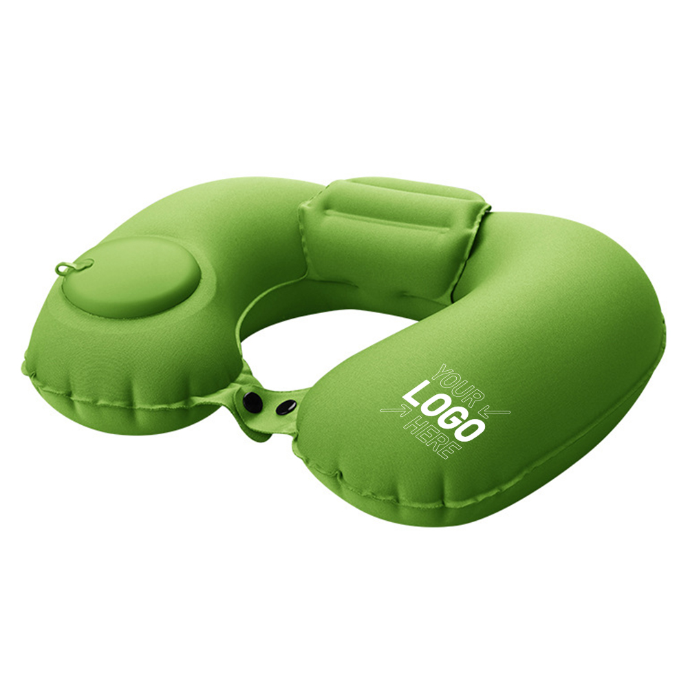 Inflatable Neck Travel Pillow Rest Air Cushion Lightweight 6