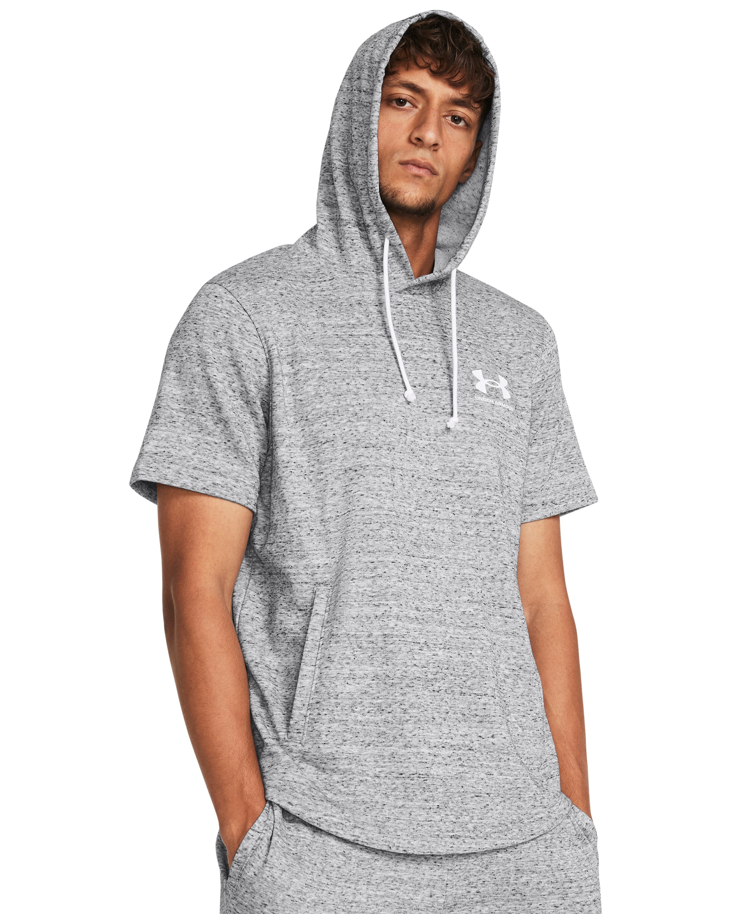 UA Rival Terry Men's Short Sleeve Hoodie 18