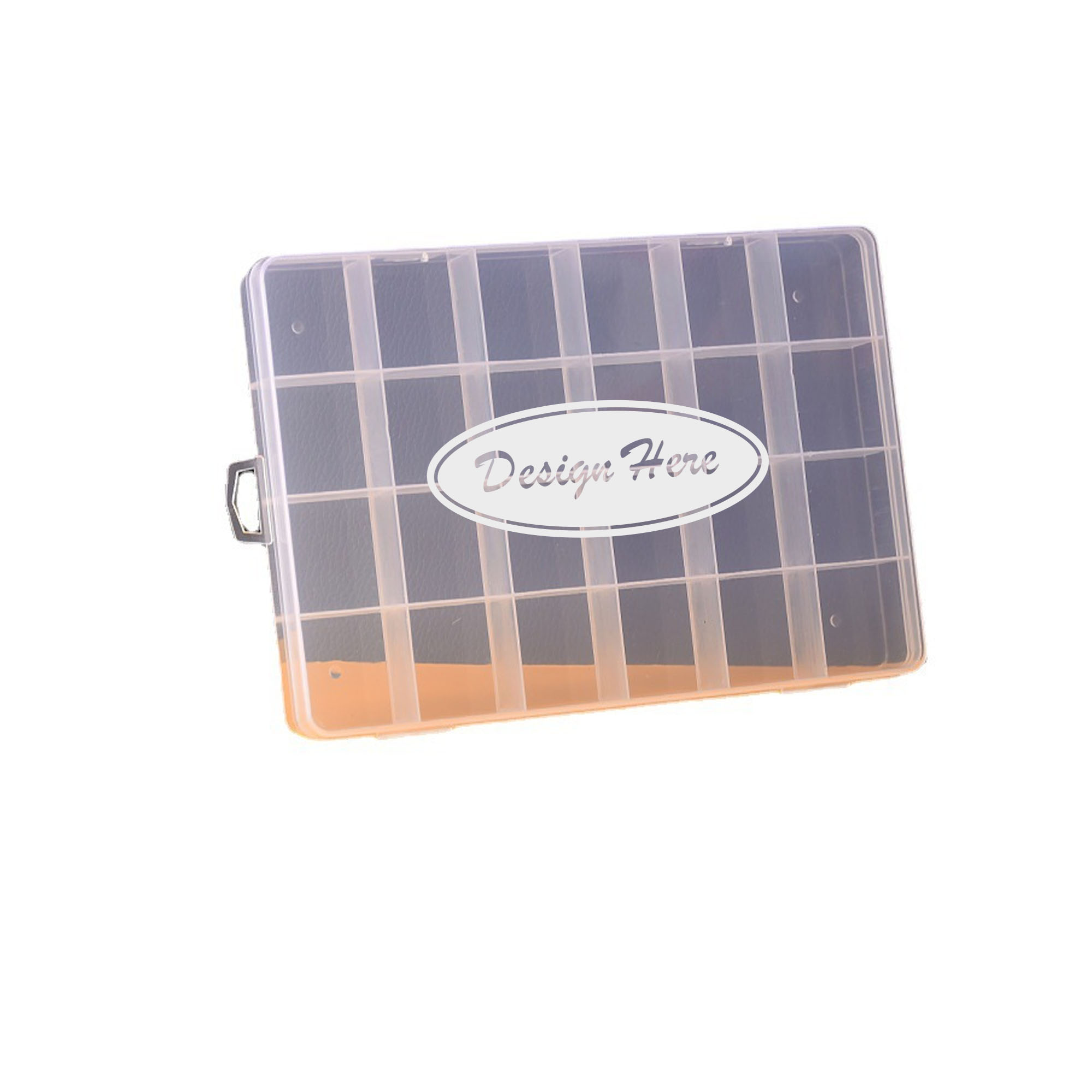 Beads Organizer Tackle Boxes with Dividers Plastic Storage 3