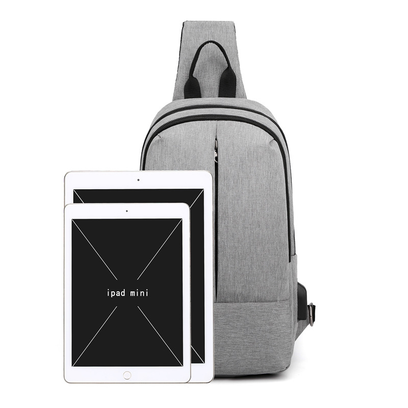Men's Oxford Sling Bag Chest Shoulder Backpack Bag 2