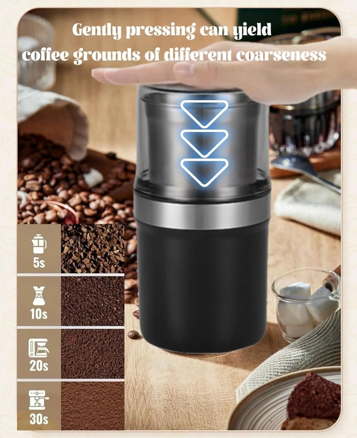 3.5 oz Portable Coffee Grinder 4