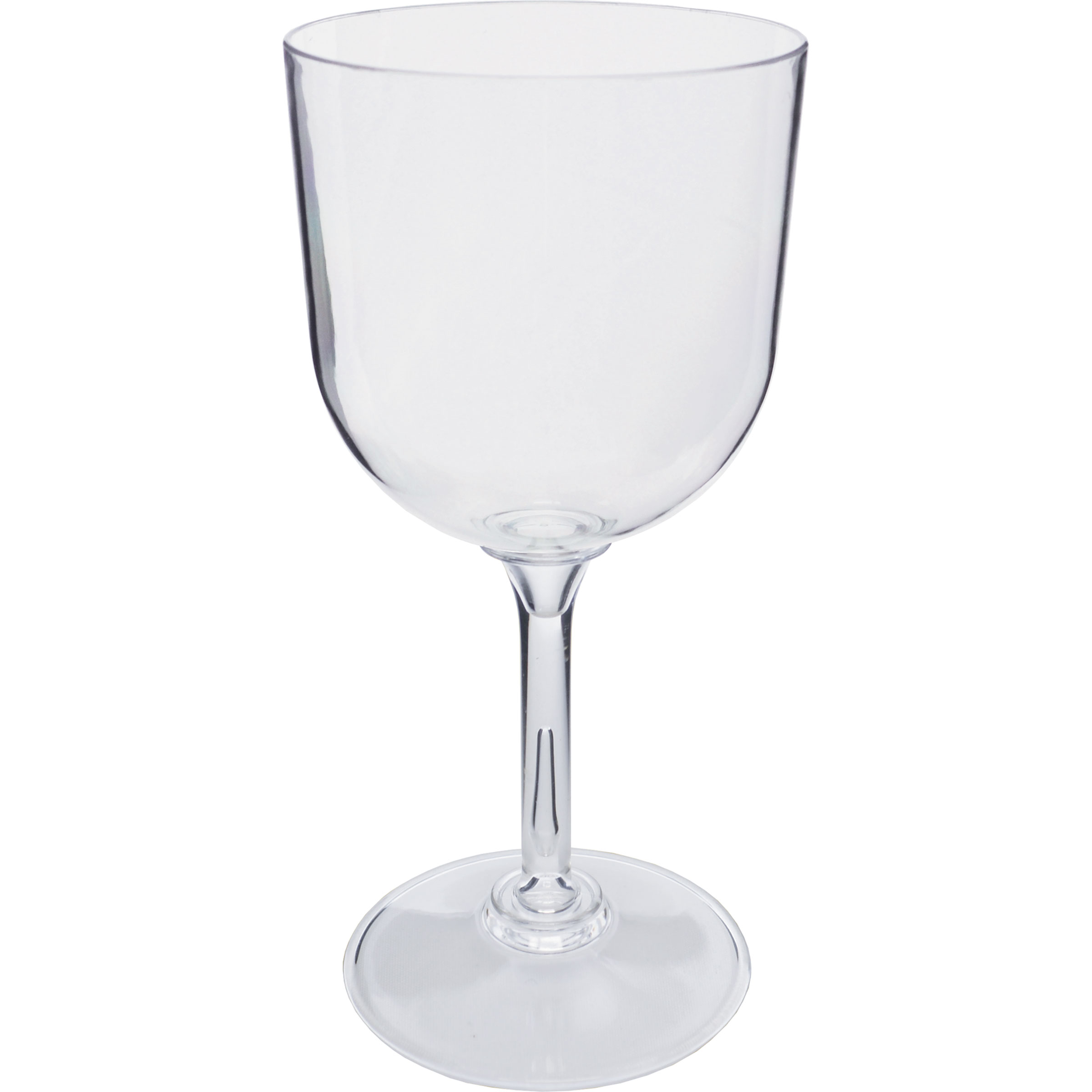 14oz Standard Stem Plastic Wine Goblet with Your Choice of Stem Color 4