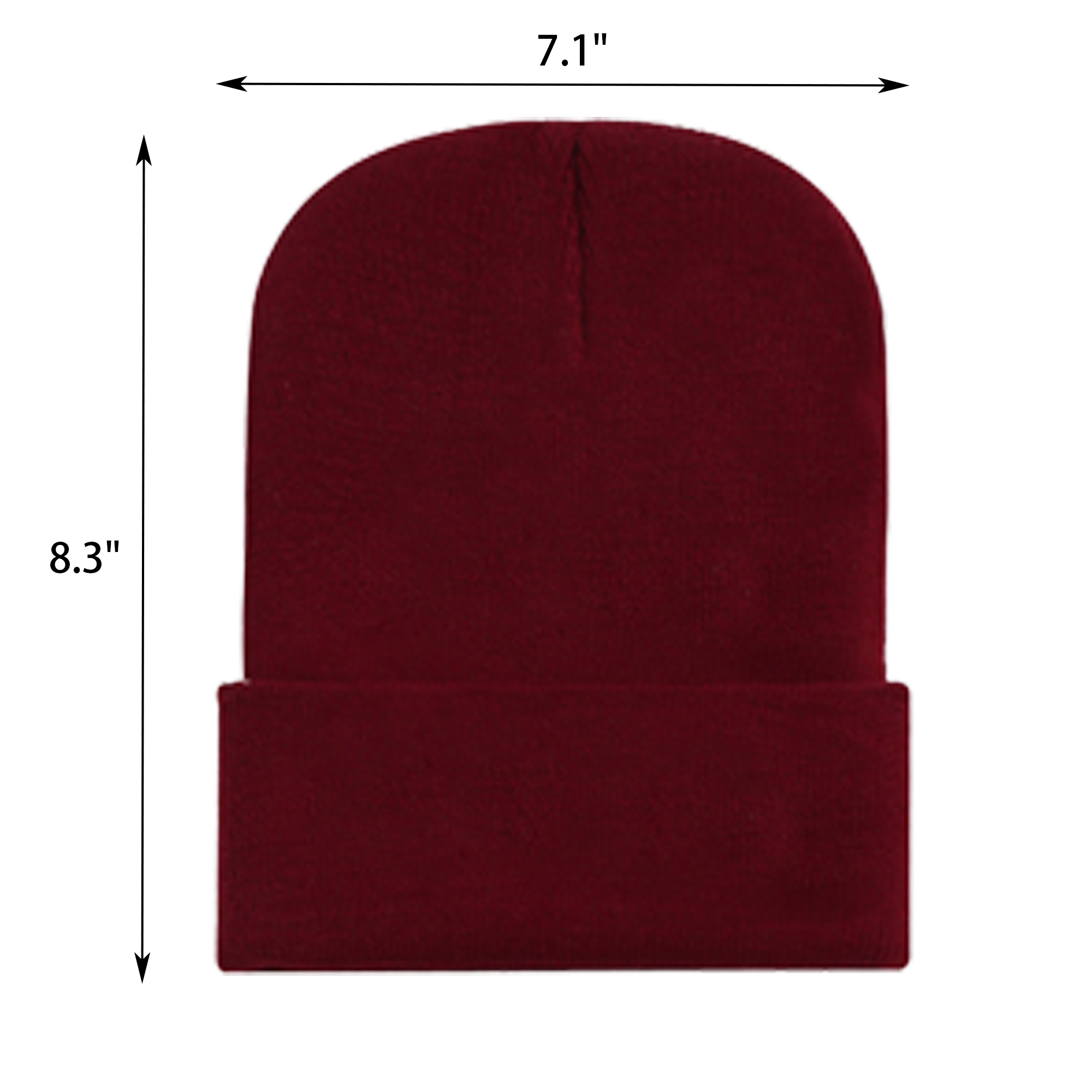 Classic Solid Knit Beanie 2