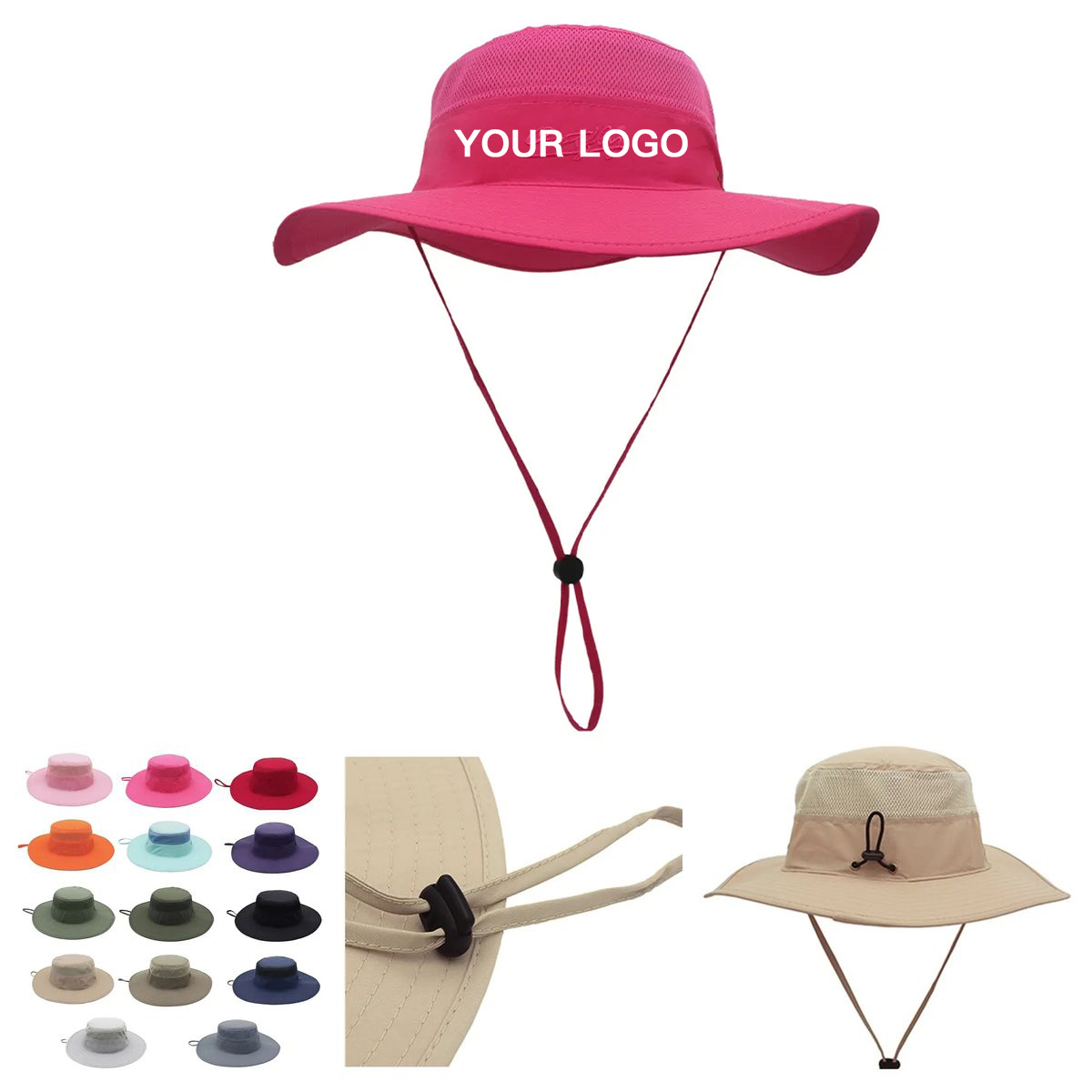 Packable Mesh Nylon Bucket Hat for Fishing Trips 6