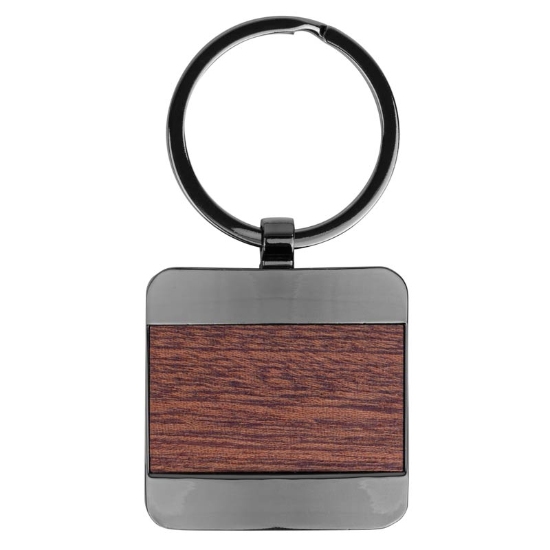 Bolton Square Wood Key Chain 2
