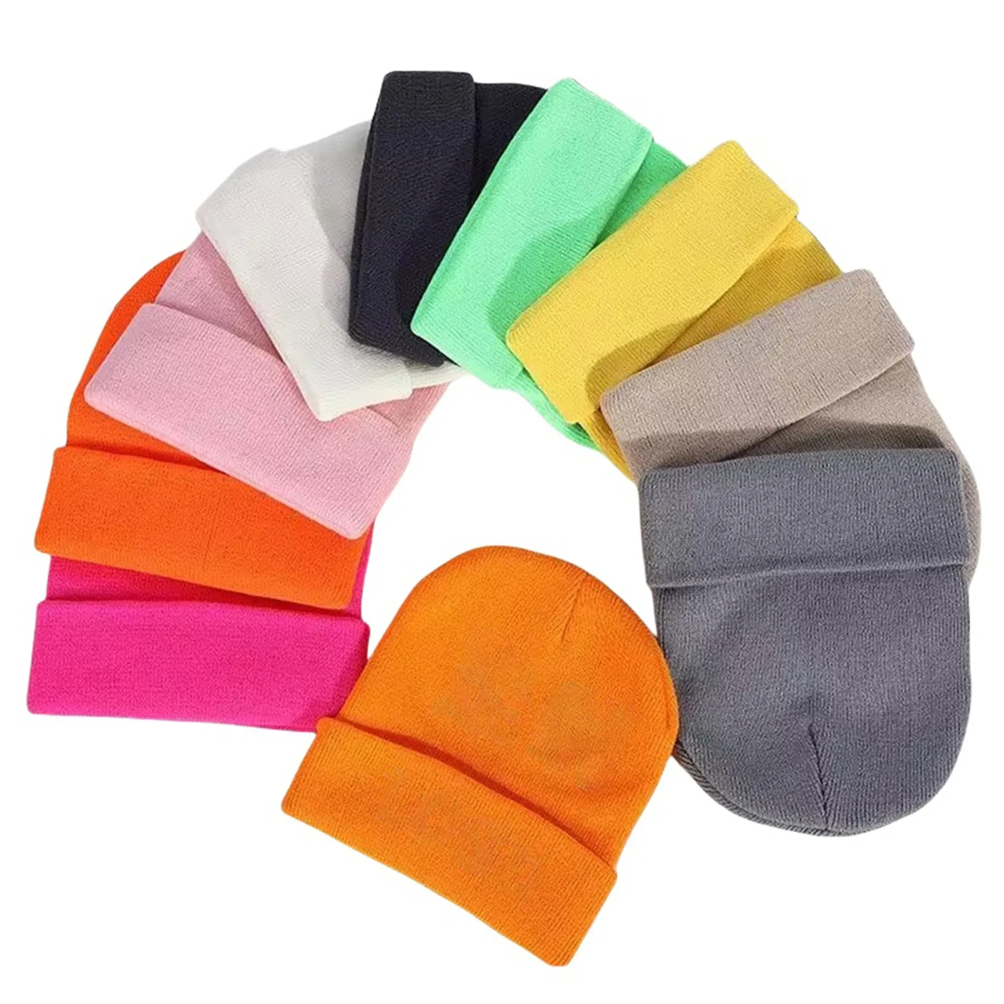 Knitted Beanie Skull Hats Cap 24