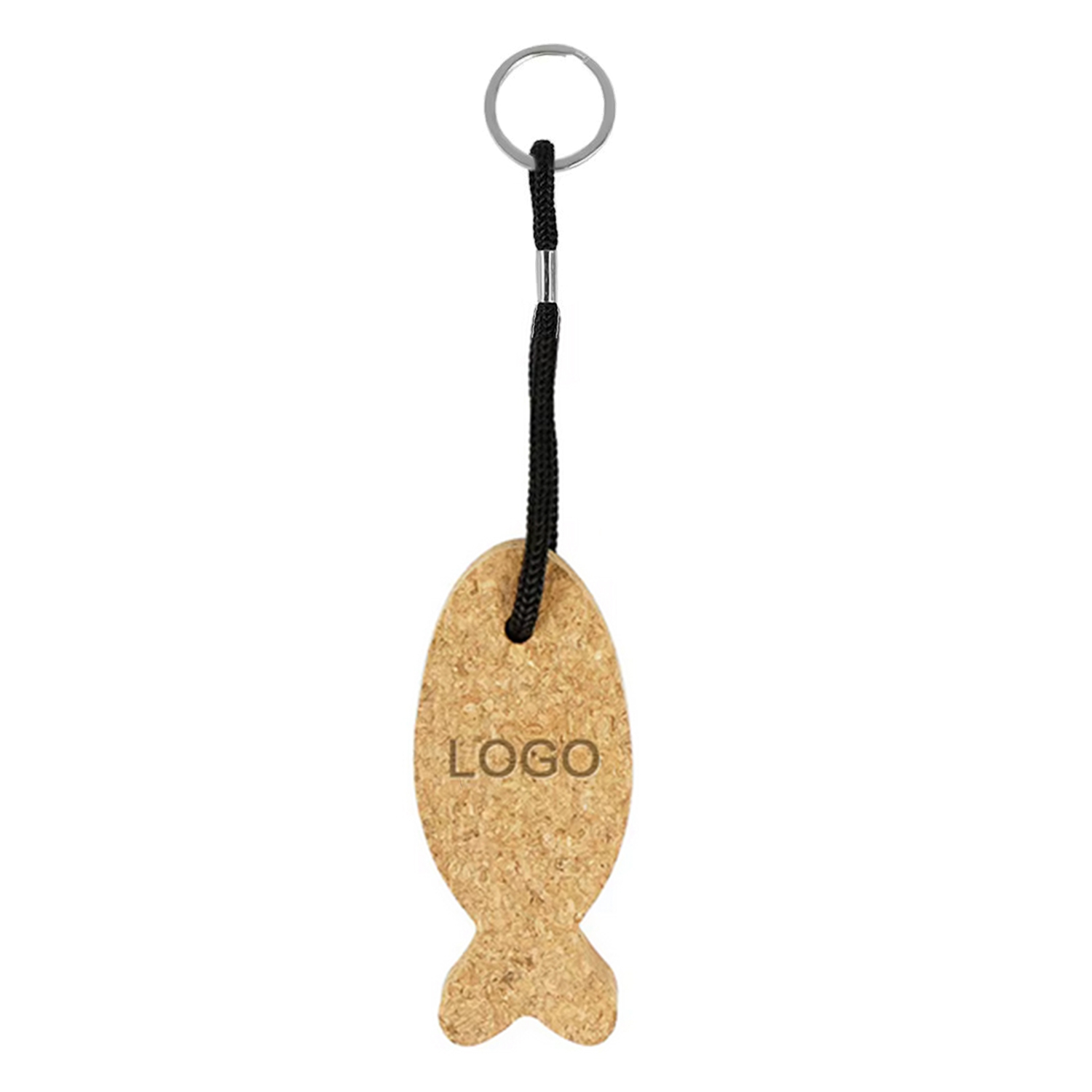 Eco-friendly Floating Cork Keychain 1