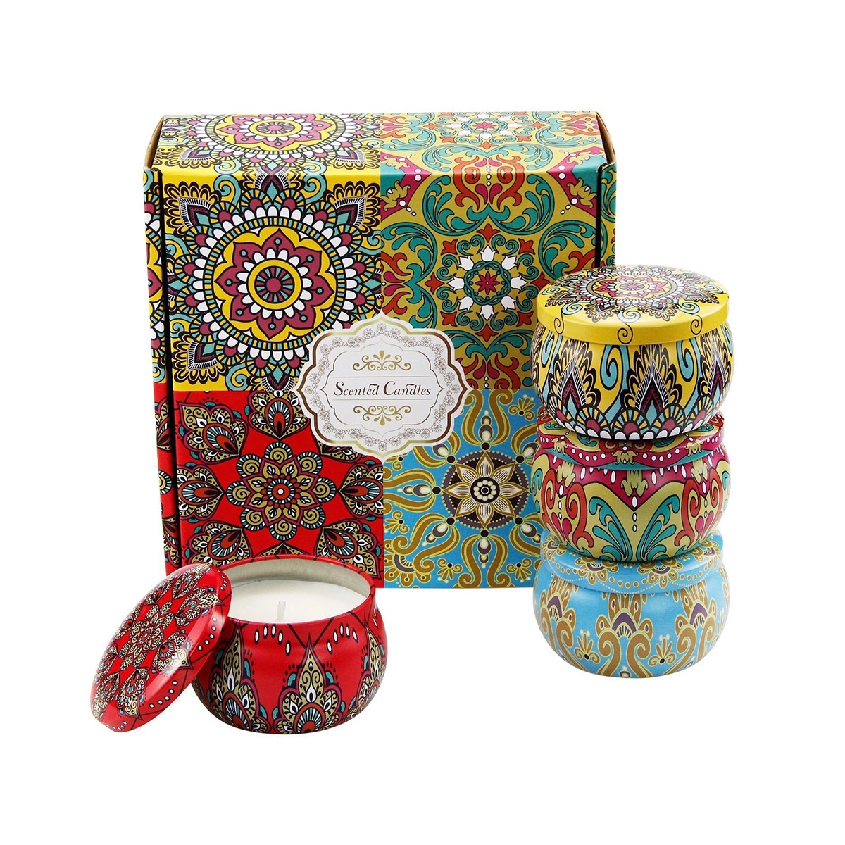 4 Pack Gift Set Scented Candles 3