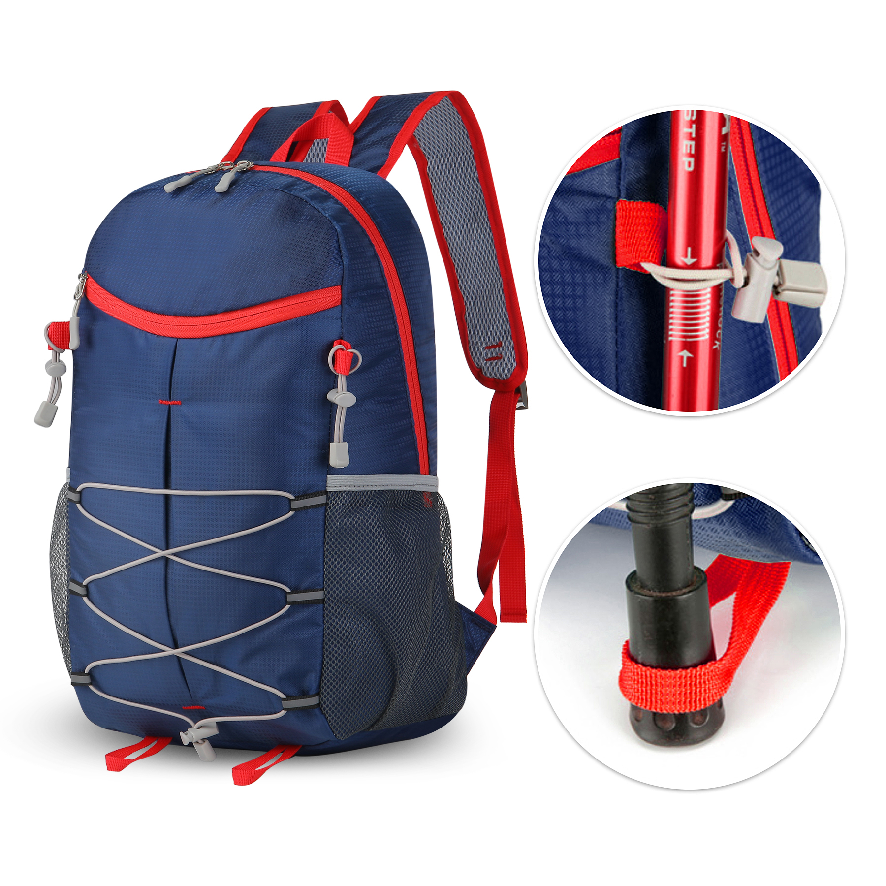 Multi-Purpose Outdoor Foldable Backpack With Bungee Cord 1