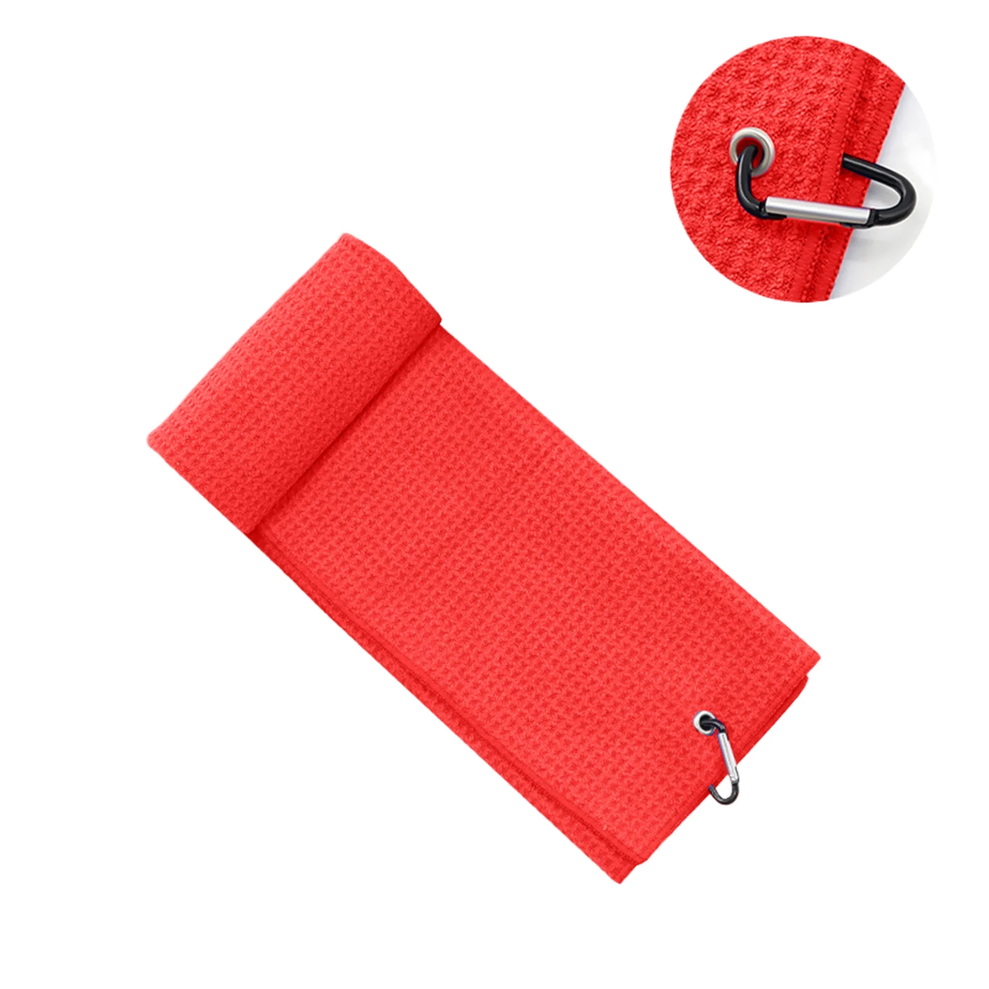 MOQ50 400GSM Microfiber Waffle Golf Towel 13