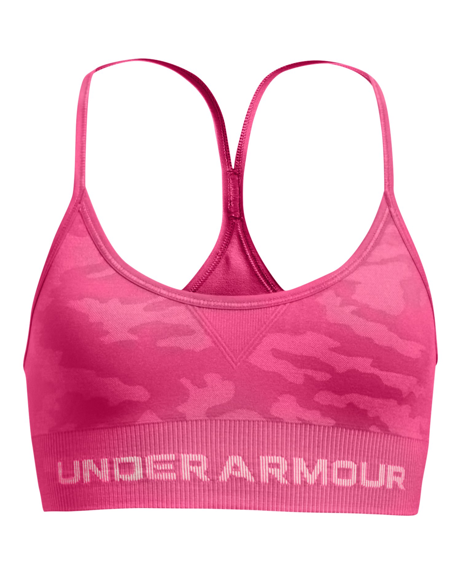 Girls' UA Seamless Longline Sports Bra 2