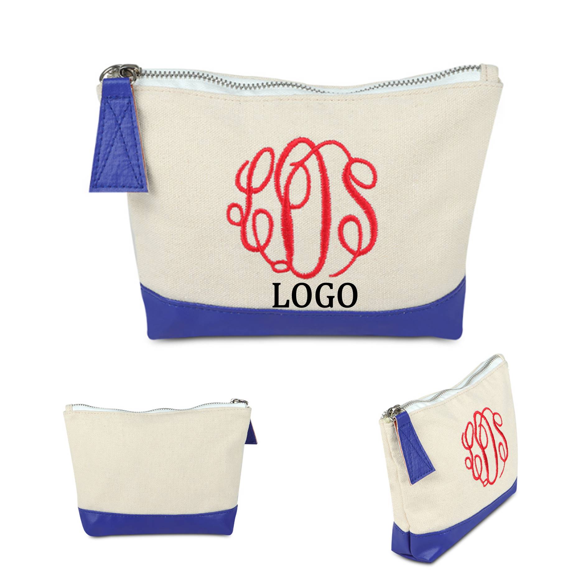 Large Canvas Travel Cosmetic Bags 3