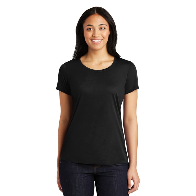 Sport-Tek Women's PosiCharge Competitor Cotton Touch Scoop Neck Tee. 10