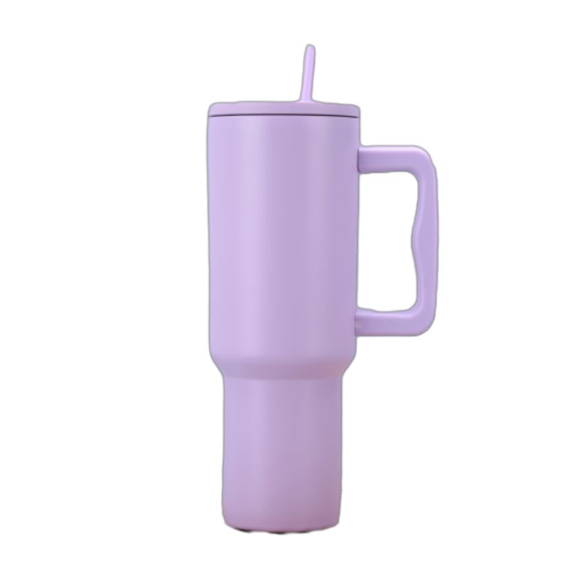 30 oz Stainless Steel Tumbler W/ Straw & Lid 14