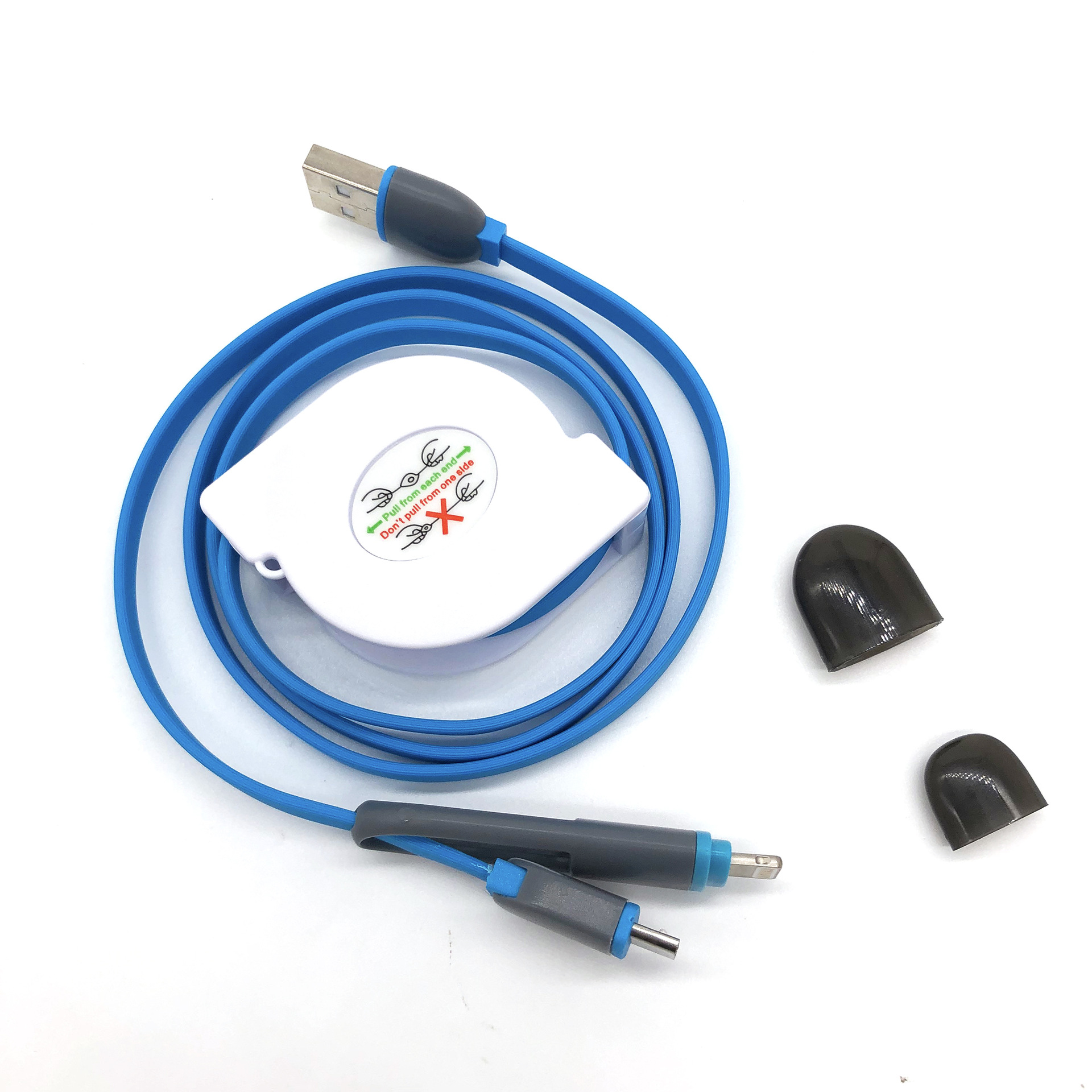 2-in-1 Retractable Charger Cables 2