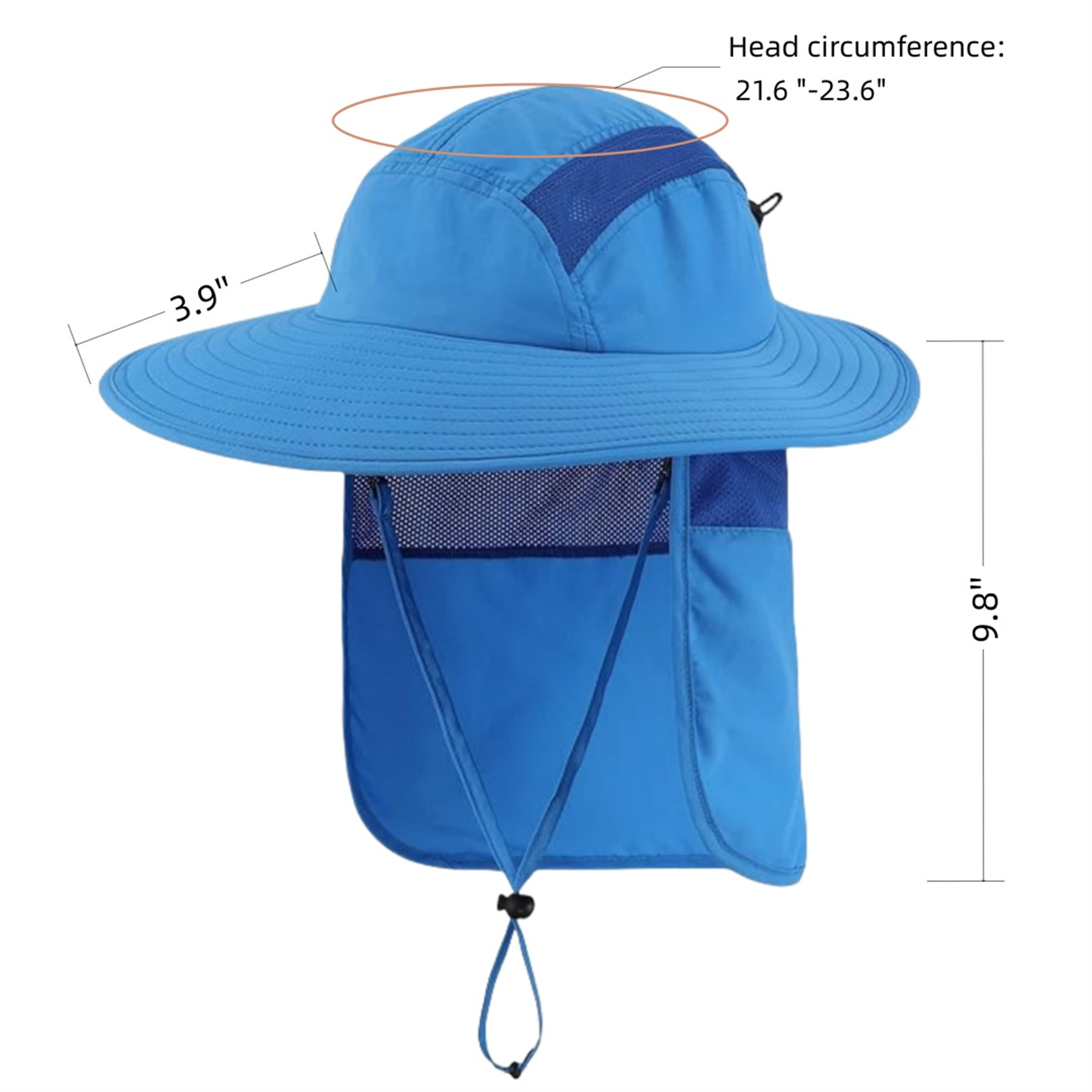 Mens Wide Brim Fishing Hat 14
