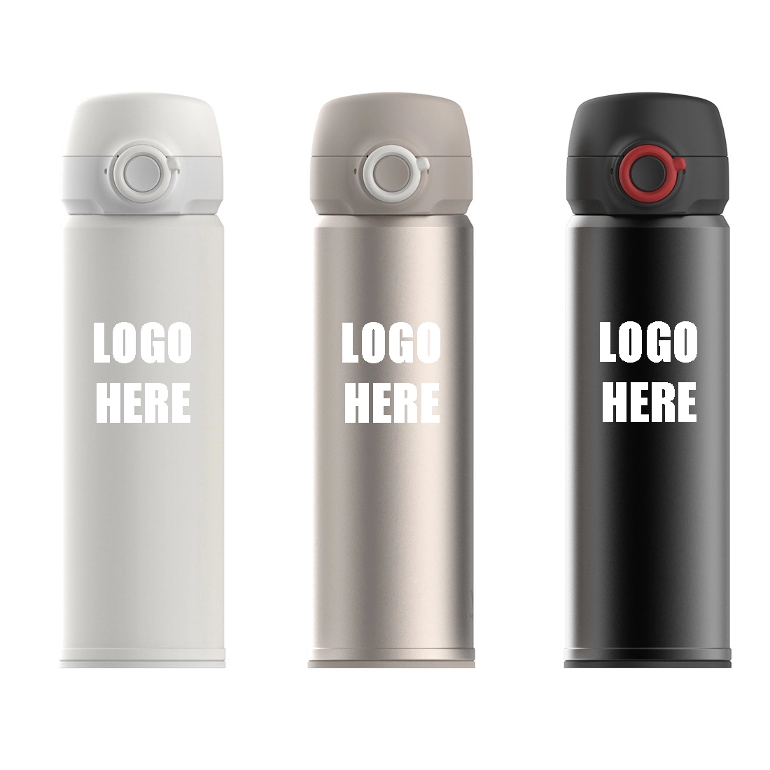 Custom 17 oz Stainless Steel Vacuum Insulated Water Bottle, custom water bottle with logo imprint 2