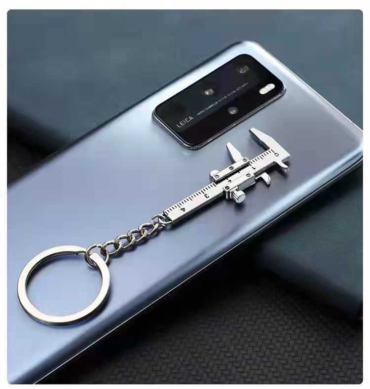 Mini Vernier Caliper Keychain 6