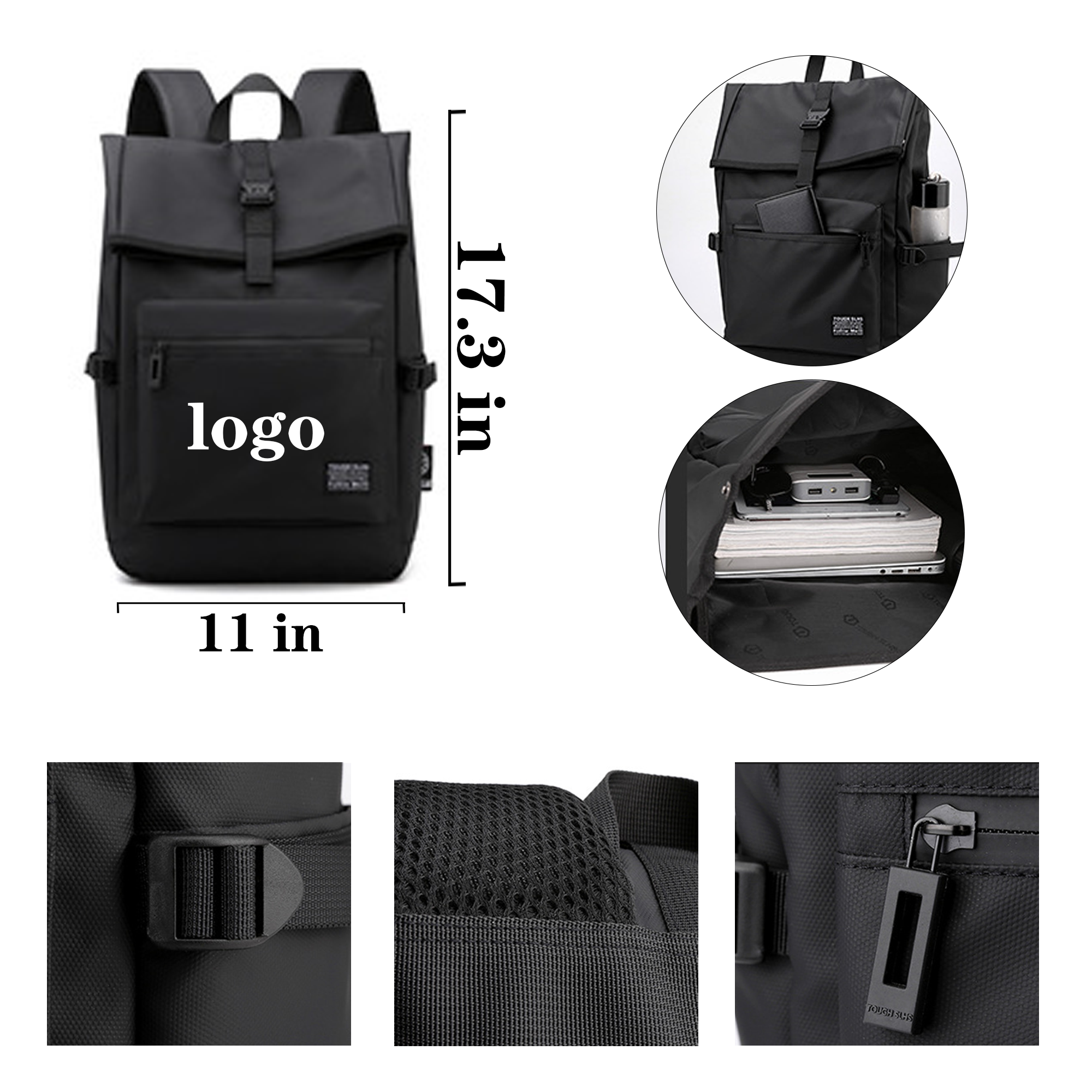 Customizable trendy backpack 2