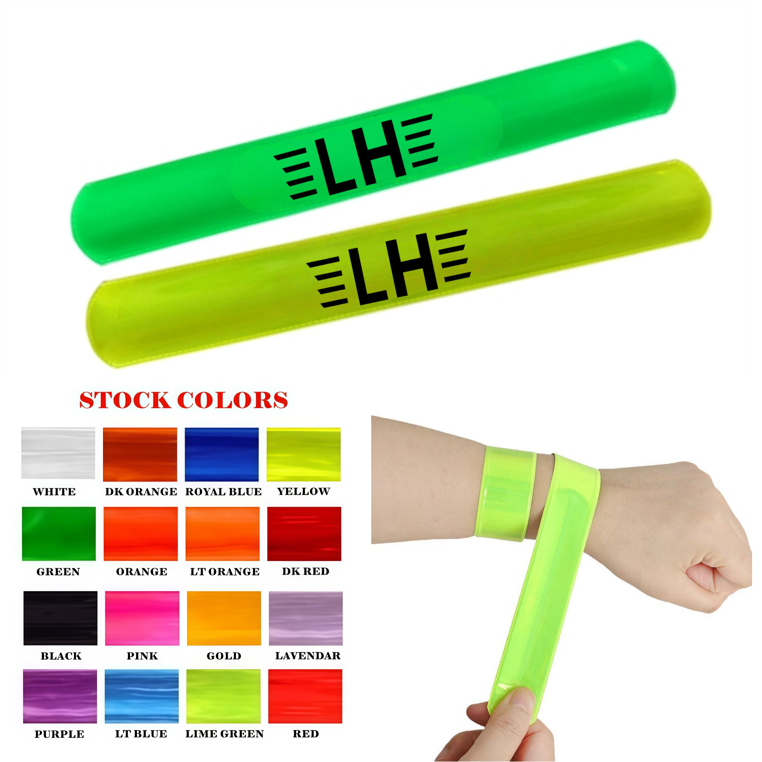 Reflective Safety Slap Bracelet 1