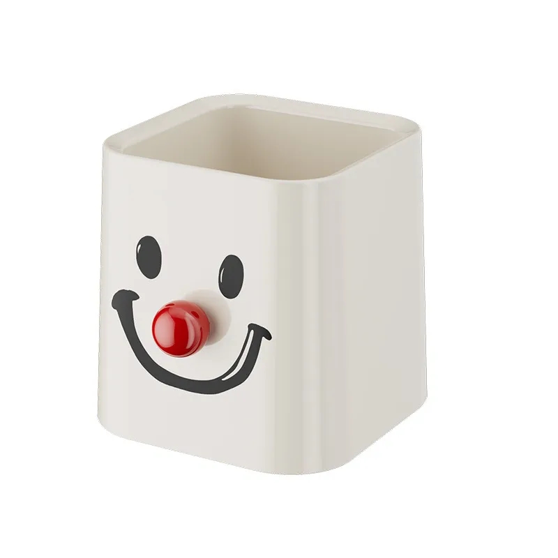 Desktop Smiley Face Pen Holder 2