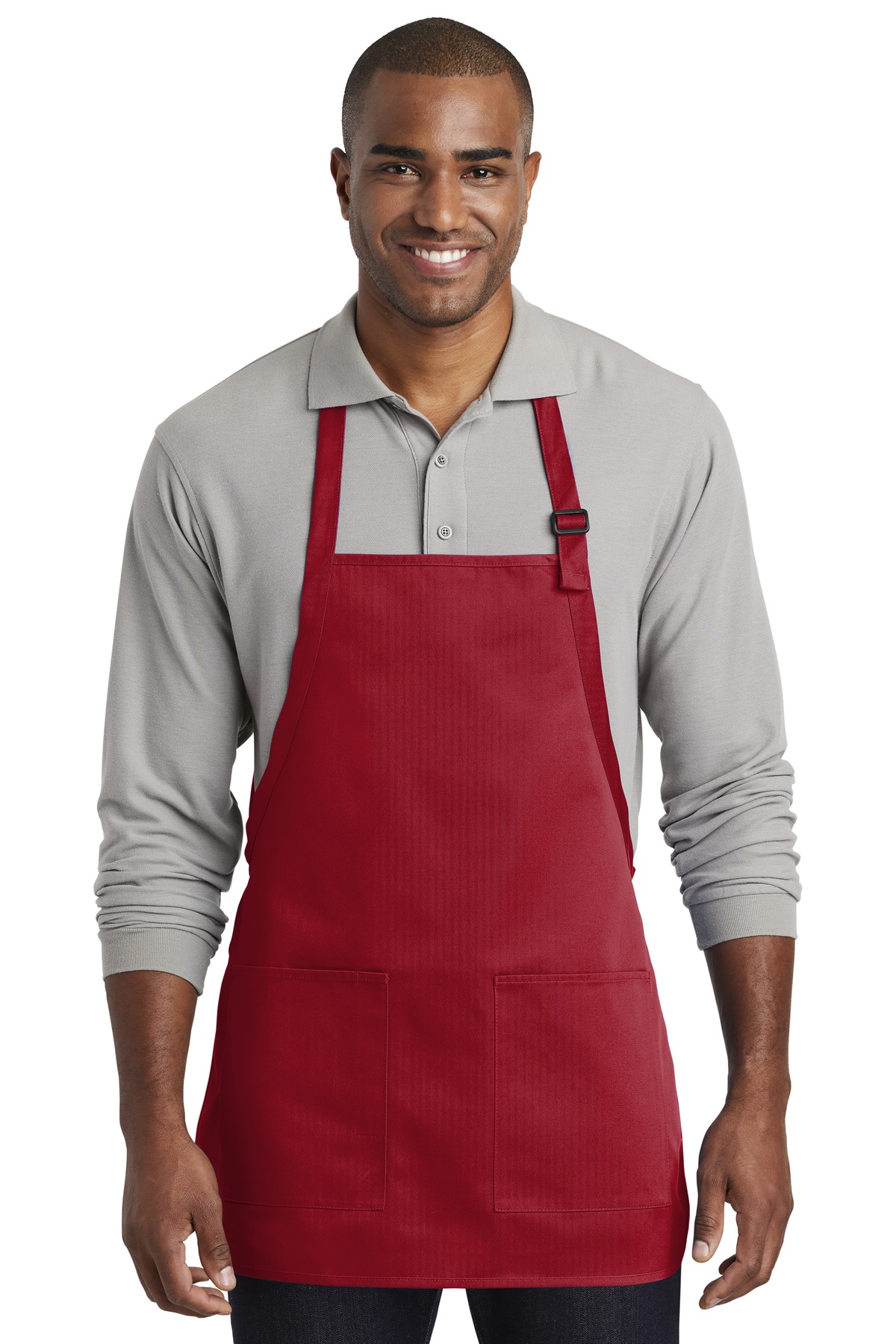 Port Authority Medium-Length Two-Pocket Bib Apron. A601 6