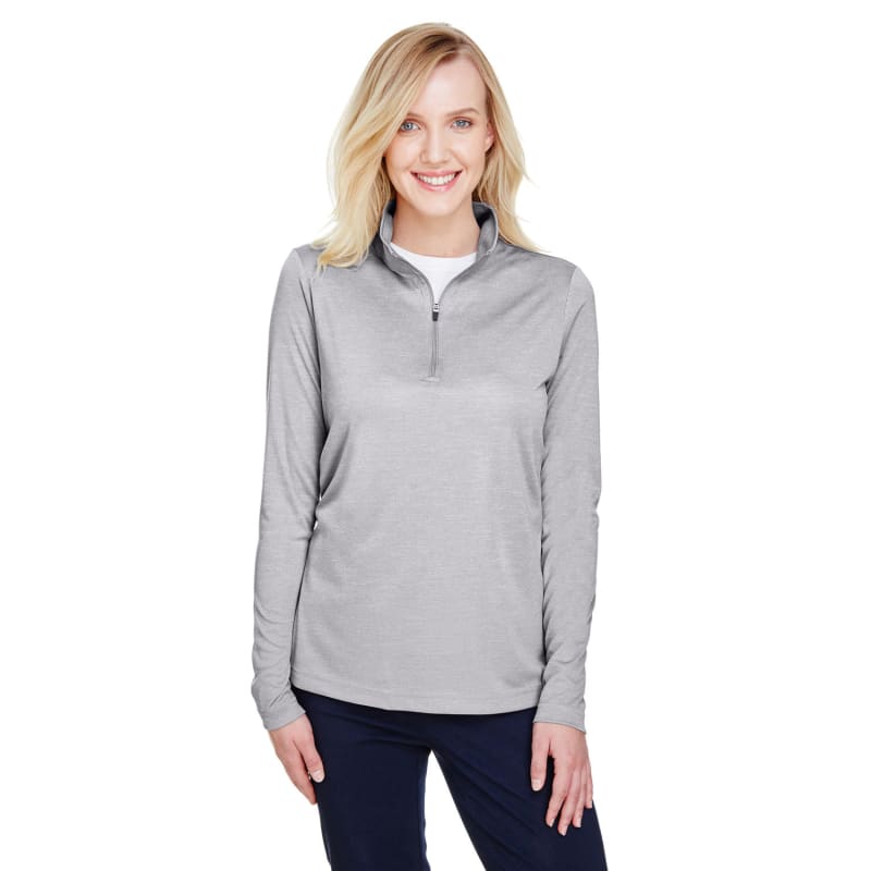 Team 365 Ladies' Zone Sonic Heather Performance Quarter-Zip 35