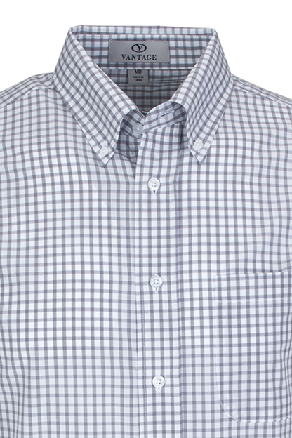 Easy-Care Gingham Check Shirt 15