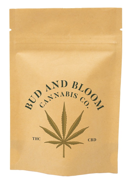 Full Color Stand Up Kraft Barrier Pouch (4"W x 6"H x 2"D)