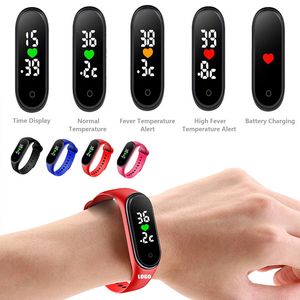 2 In 1 Bracelet Thermometer With Digital Watch Display 6