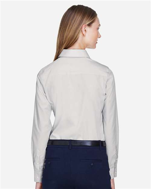 Women's Crown Collection® Broadcloth Woven Dress Shirt - D620W 49