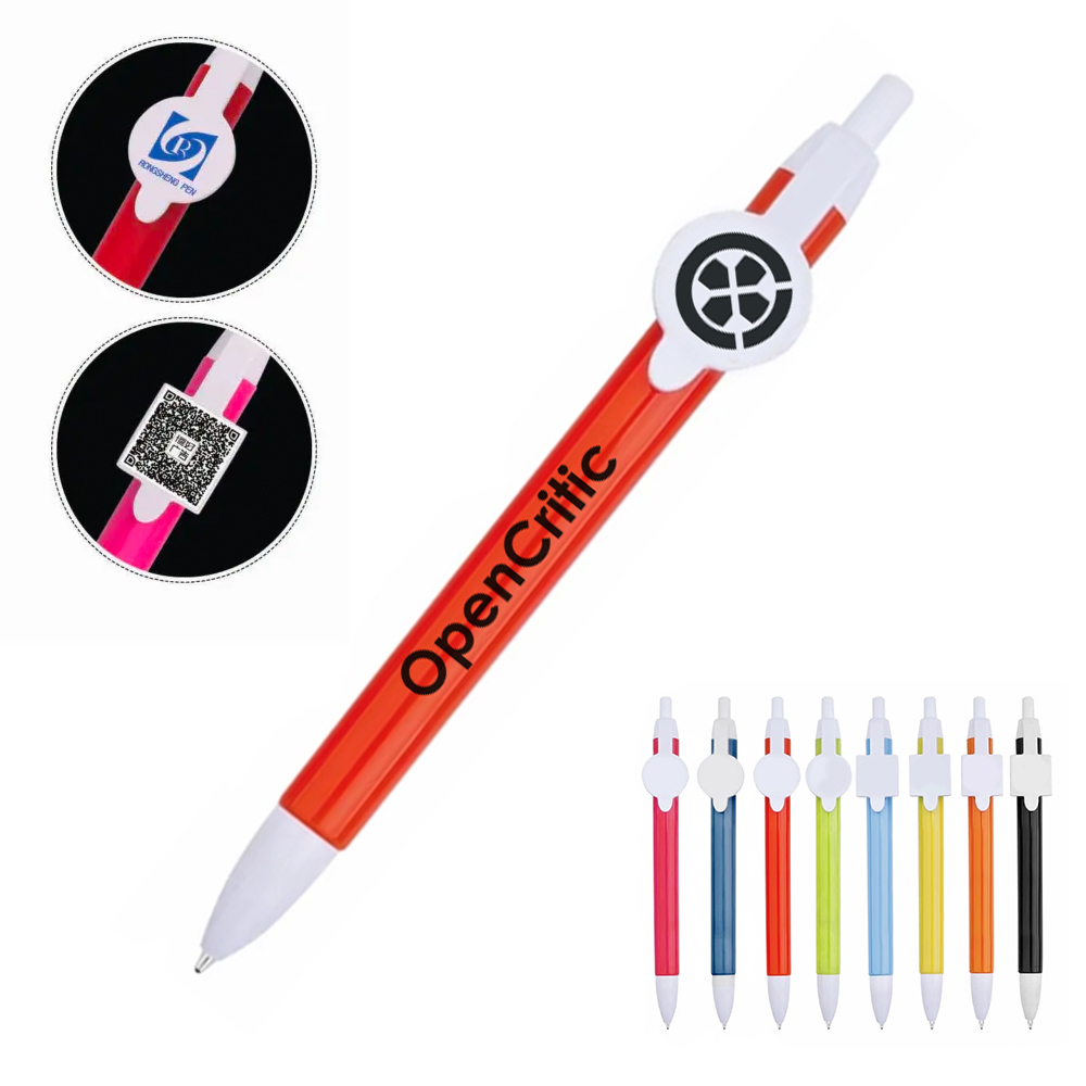 Round Clip Ball Pen Premium Ink 2