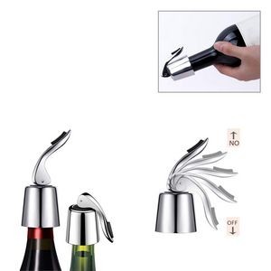 Stainless Silver Airtight Vacuum Wine Bottle Stopper 8