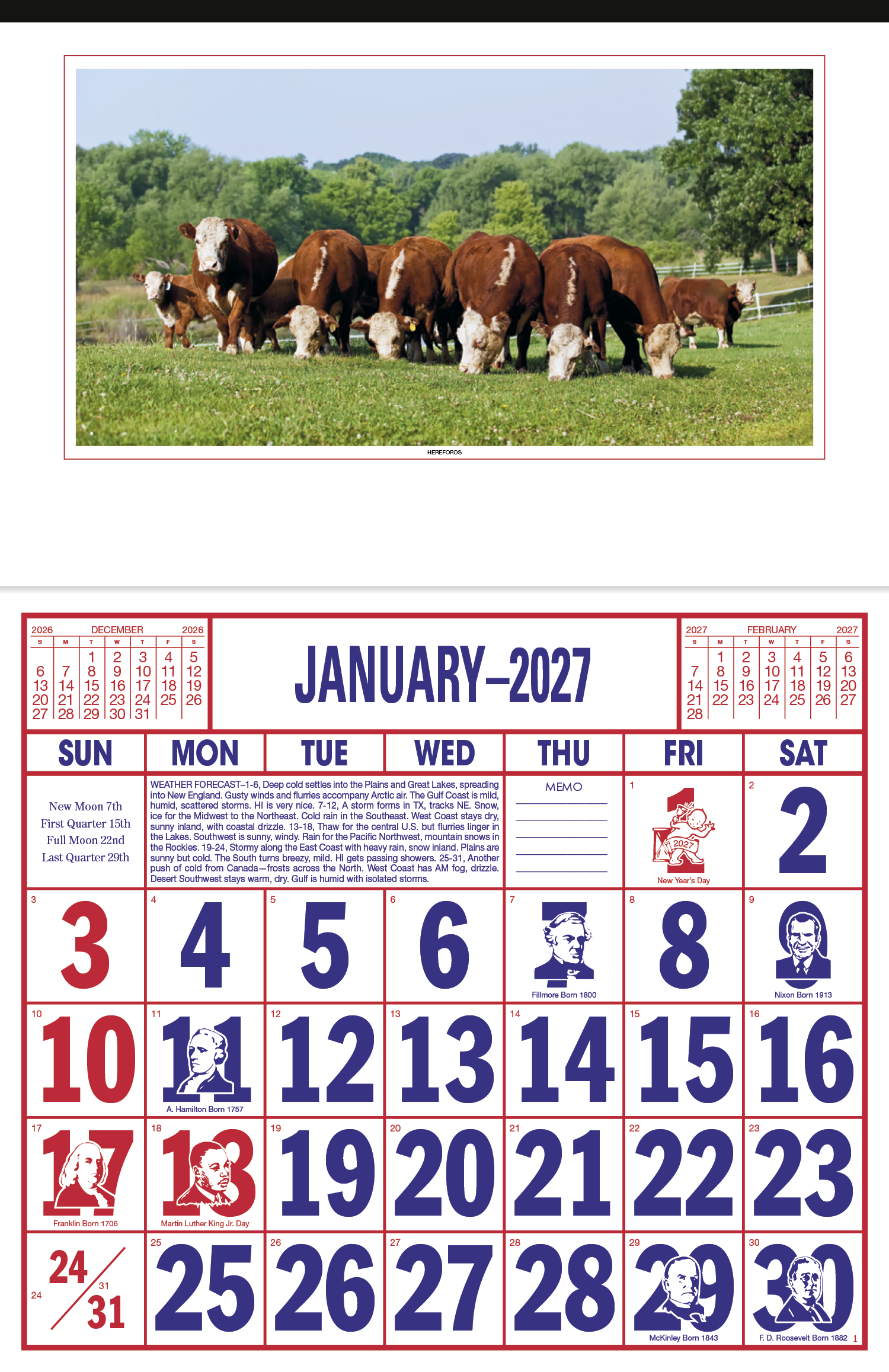 Skinner & Kennedy® Large Everyday Farm Memo 44